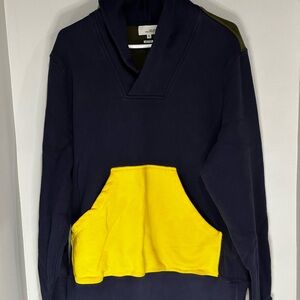 Jack Spade Navy, Olive, Yellow Men's Sweater. Size XL.